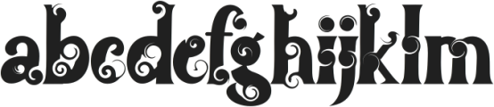 Kerisdipa otf (400) Font LOWERCASE