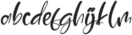 Kerlloty Italic otf (400) Font LOWERCASE