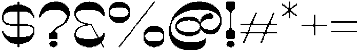 Kerna Regular otf (400) Font OTHER CHARS