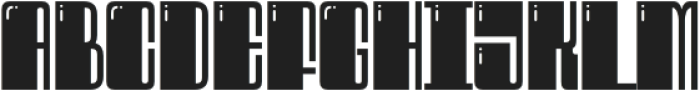 Kerteg Shine Bold otf (700) Font UPPERCASE