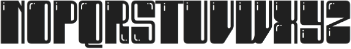 Kerteg Shine Bold otf (700) Font UPPERCASE
