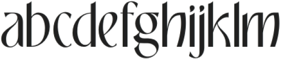 Kestia-Regular otf (400) Font LOWERCASE