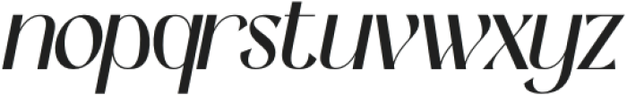 Kesto Medium Oblique otf (500) Font LOWERCASE