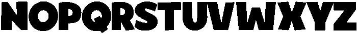 Ketchup Regular otf (400) Font UPPERCASE