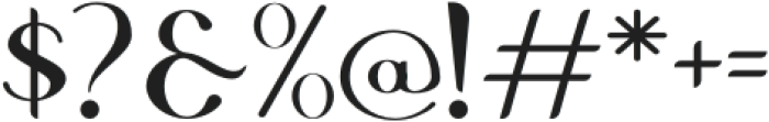 Kettonia-Regular otf (400) Font OTHER CHARS
