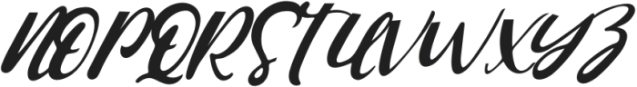 Ketty & Cutte Italic otf (400) Font UPPERCASE