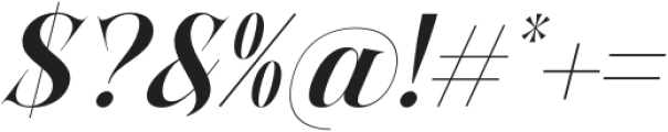 Keylag Borden Italic Italic otf (400) Font OTHER CHARS