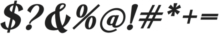 Keystone Bold Italic otf (700) Font OTHER CHARS