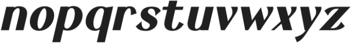 Keystone Bold Italic otf (700) Font LOWERCASE