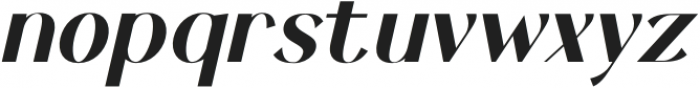 Keystone Italic otf (400) Font LOWERCASE