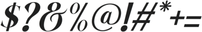 Keystone Italic ttf (400) Font OTHER CHARS