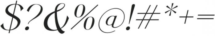 Keystone Light Italic otf (300) Font OTHER CHARS
