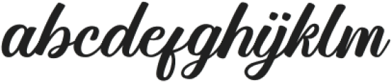 Keythal Regular otf (400) Font LOWERCASE