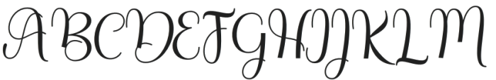 kellyna Regular otf (400) Font UPPERCASE