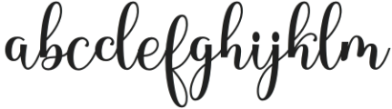 kellyna Regular otf (400) Font LOWERCASE