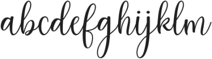 keysha otf (400) Font LOWERCASE