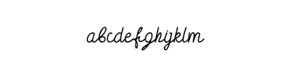 Keira Dreamer.otf Font LOWERCASE