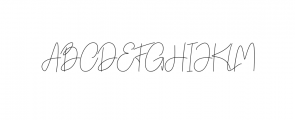 Keira.otf Font UPPERCASE