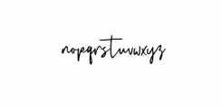 KeishaSierra.ttf Font LOWERCASE