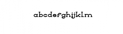 Kellia Wakeup-Serif.otf Font LOWERCASE