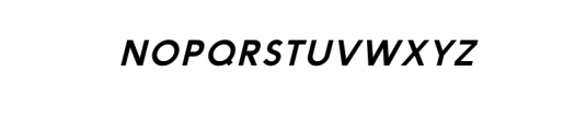 Kenako Sans Bold Italic.otf Font UPPERCASE