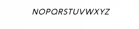 Kenako Sans Demi Bold Italic.otf Font UPPERCASE