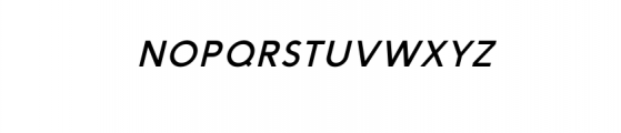 Kenako Sans Semi Bold Italic.otf Font UPPERCASE