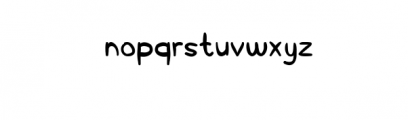 Kerape.otf Font LOWERCASE