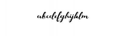 Keshia.otf Font LOWERCASE