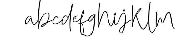 KEITH Signature Font LOWERCASE