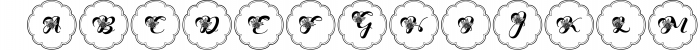 Keshia Monogram Font - 4 Style Monogram 2 Font UPPERCASE