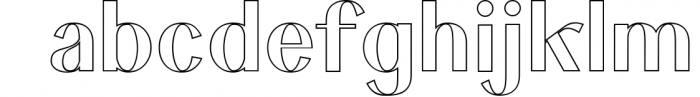 Keystone - an elegant sans 6 Font LOWERCASE