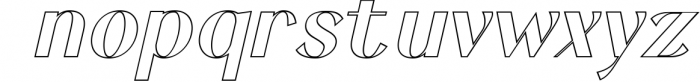 Keystone - an elegant sans 7 Font LOWERCASE