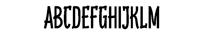 KEBROONtrial Regular Font UPPERCASE