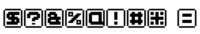 KEYmode Alphabet Font OTHER CHARS