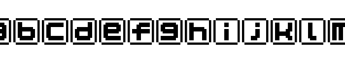 KEYmode Alphabet Font LOWERCASE