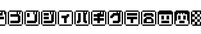 KEYmode Katakana Font UPPERCASE