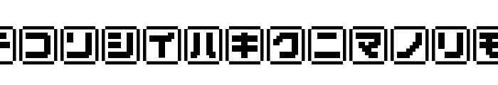 KEYmode Katakana Font LOWERCASE