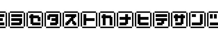KEYmode Katakana Font LOWERCASE