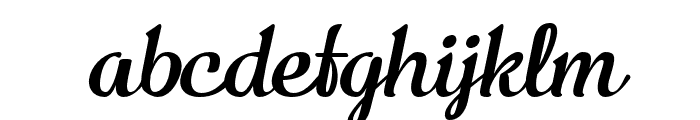 KecapPersonalUse-Italic Font LOWERCASE
