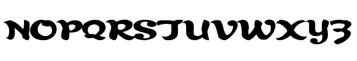 Keele Decorated Font UPPERCASE