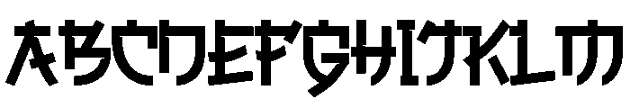 Keemono Font UPPERCASE