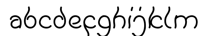 Keep Quite and Simple-Light Font LOWERCASE