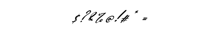 Keffie Austina Italic Font OTHER CHARS