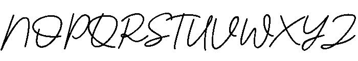Keira Shabira DEMO! DEMO! Font UPPERCASE
