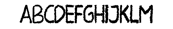 Kekeringan Font UPPERCASE