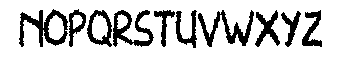 Kekeringan Font UPPERCASE