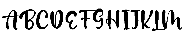 Kelly Colin Font UPPERCASE