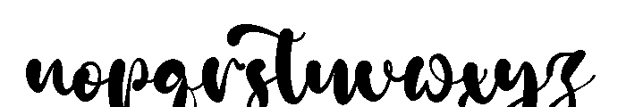 Kelly Colin Font LOWERCASE