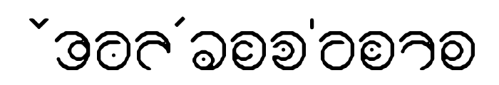 Keltic Font LOWERCASE